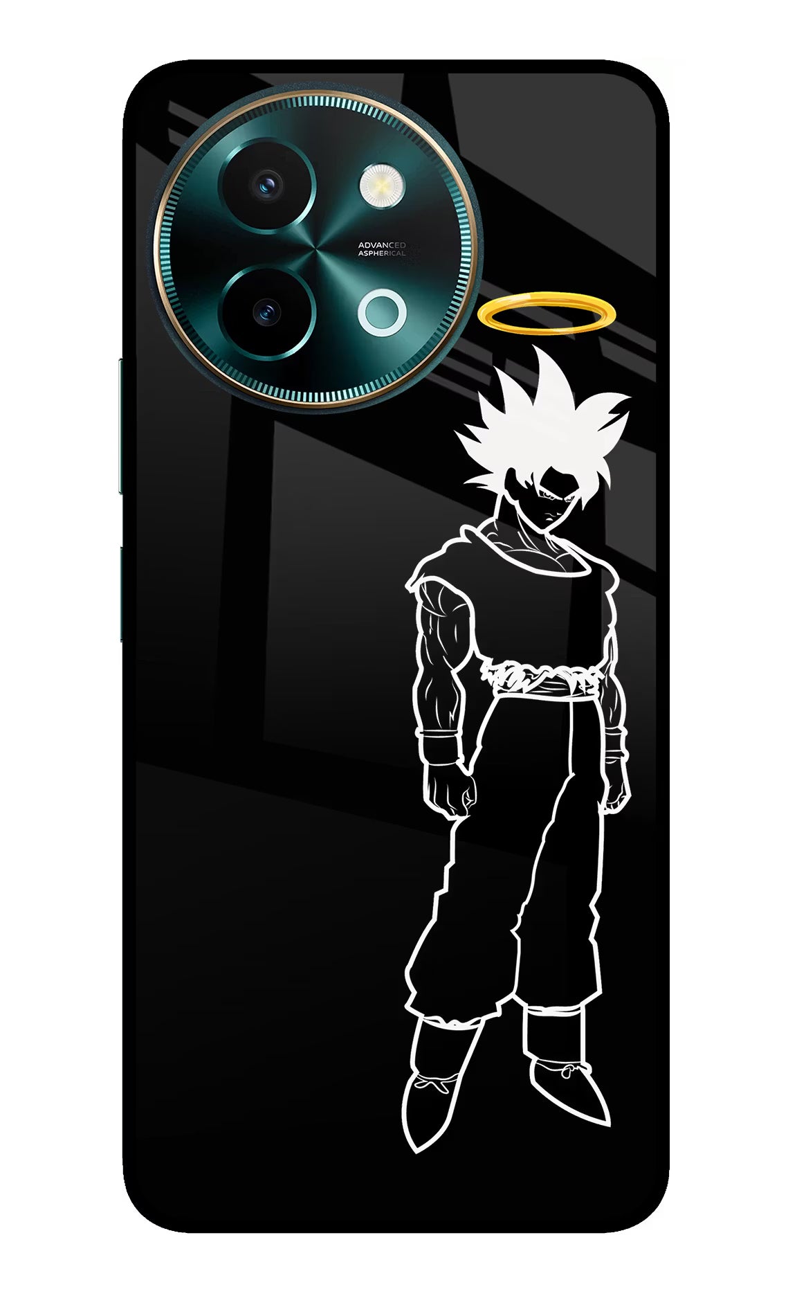 DBS Character Vivo Y58 5G Glass Case Back Cover by Casekaro