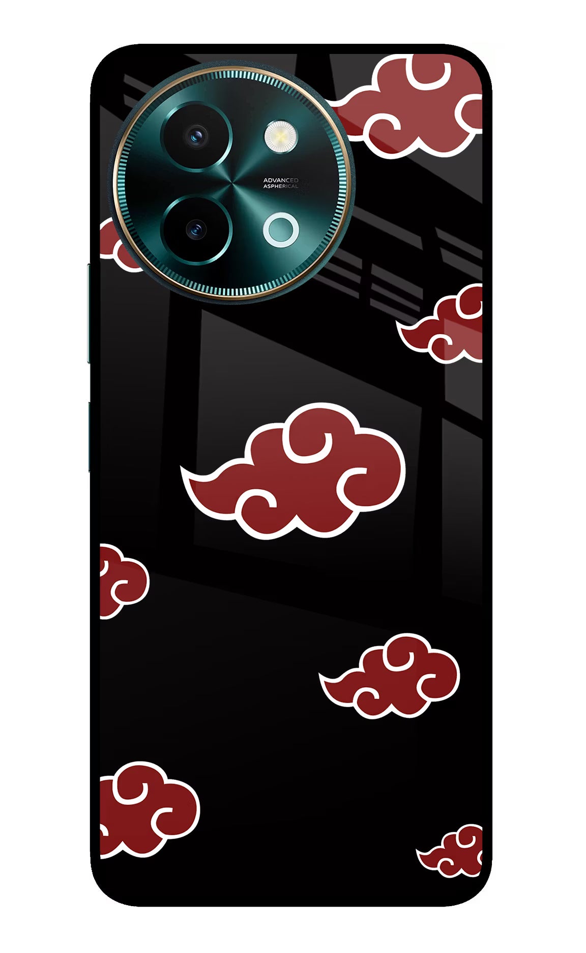 Akatsuki Vivo Y58 5G Glass Case Back Cover by Casekaro