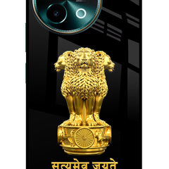 Satyamev Jayate Golden Vivo Y58 5G Glass Case