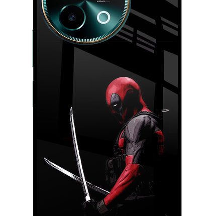 Deadpool Vivo Y58 5G Glass Case Back Cover by Casekaro