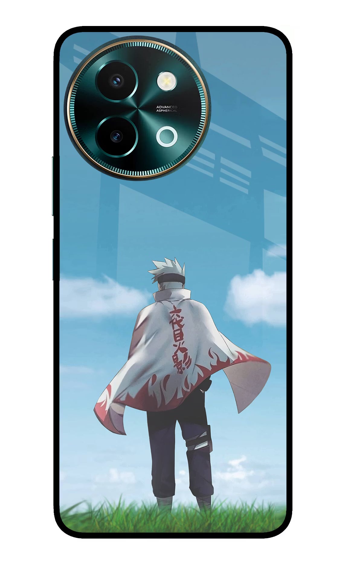 Kakashi Vivo Y58 5G Glass Case Back Cover by Casekaro