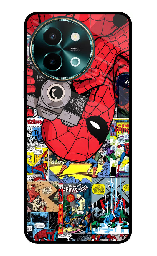 Spider Man Vivo Y58 5G Glass Case