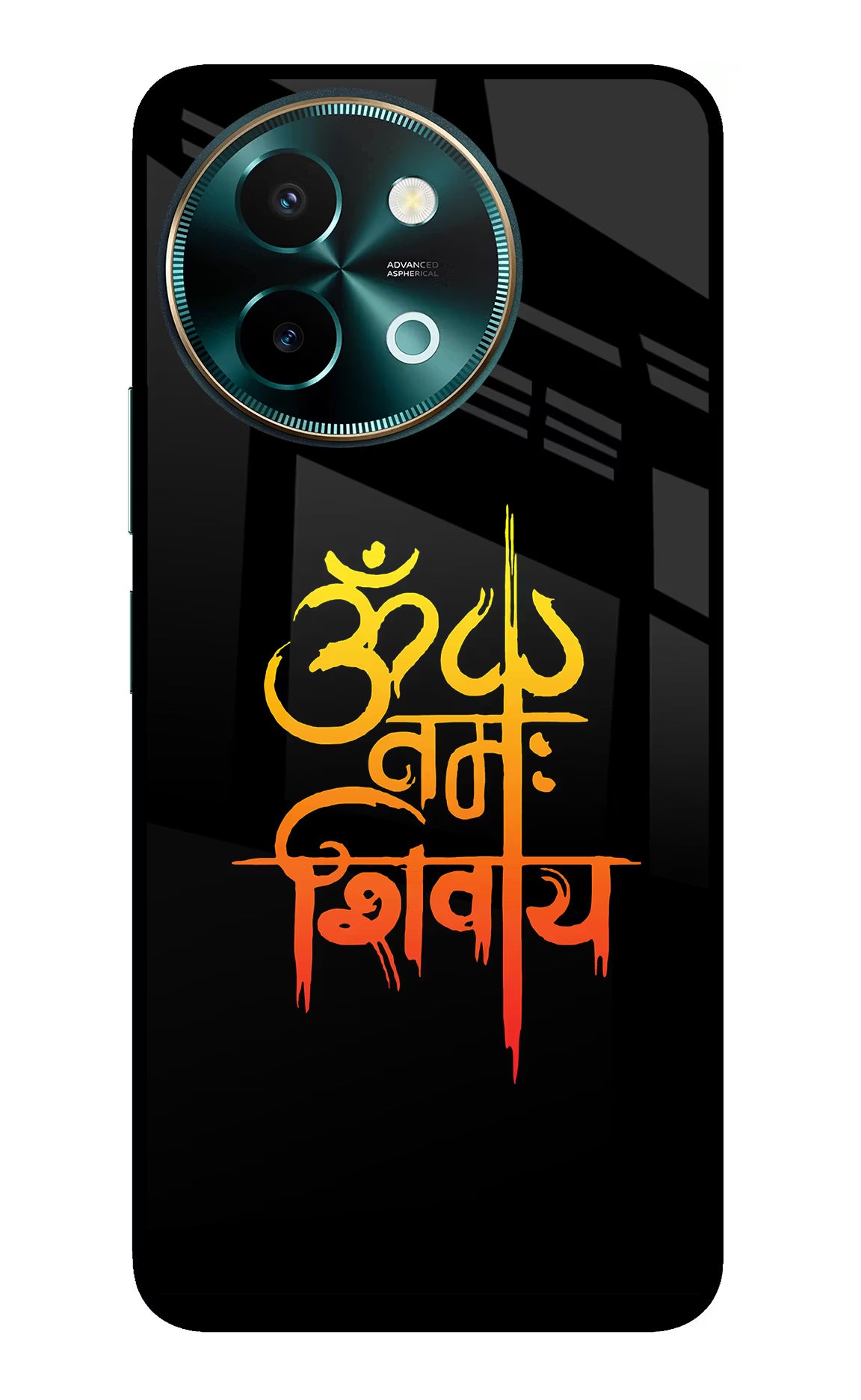 Om Namah Shivay Vivo Y58 5G Glass Case Back Cover by Casekaro
