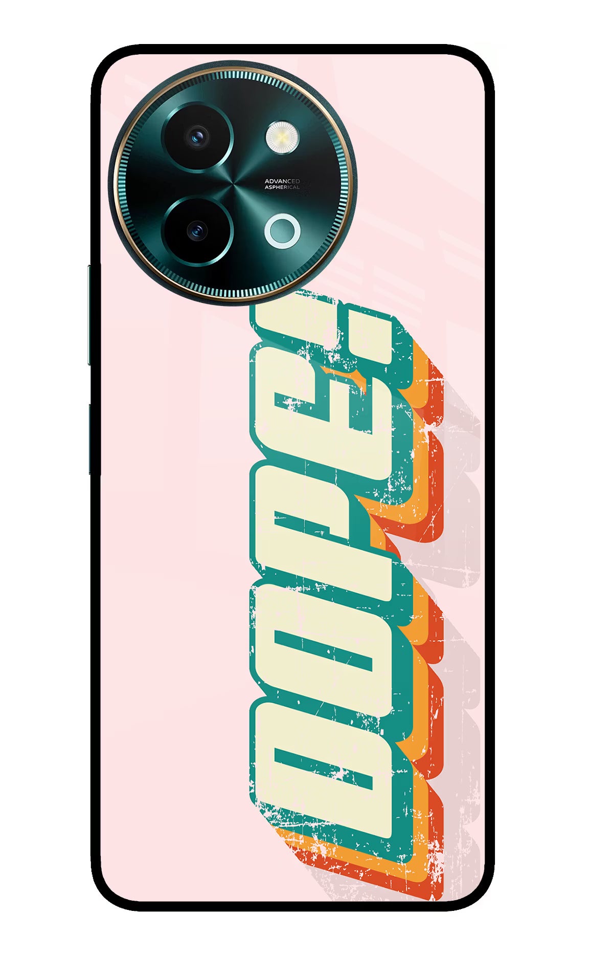 Dope Vivo Y58 5G Glass Case Back Cover by Casekaro