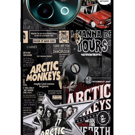 Arctic Monkeys Vivo Y58 5G Glass Case