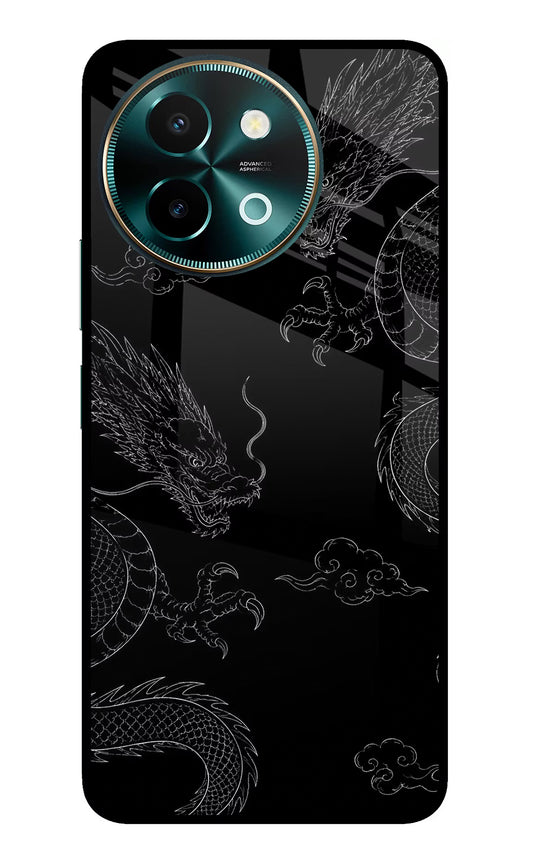 Twin Dragons Vivo Y58 5G Glass Case
