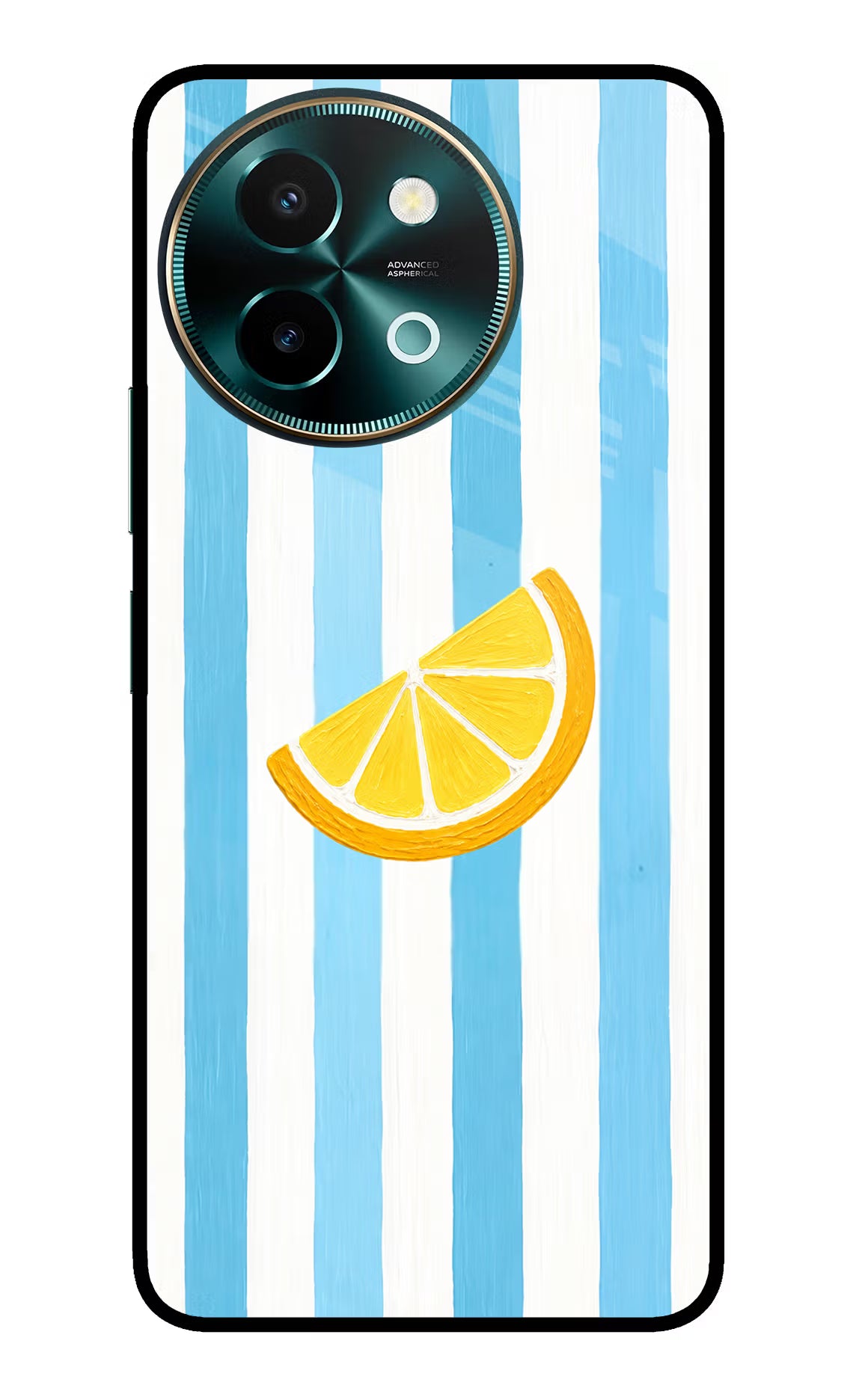 Summer Lemon Vivo Y58 5G Glass Case