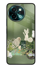 Aesthetic anime Vivo Y58 5G Glass Case