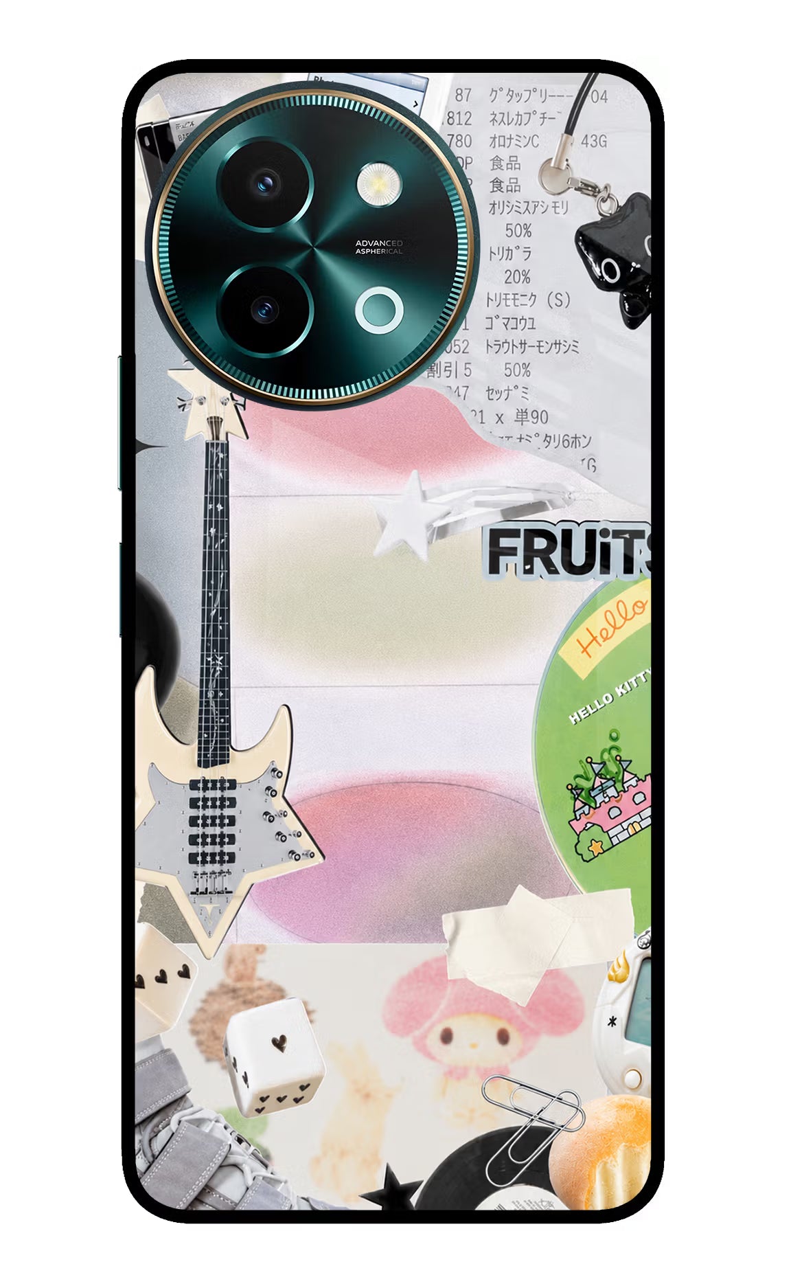 Softcore case Vivo Y58 5G Glass Case Back Cover by Casekaro