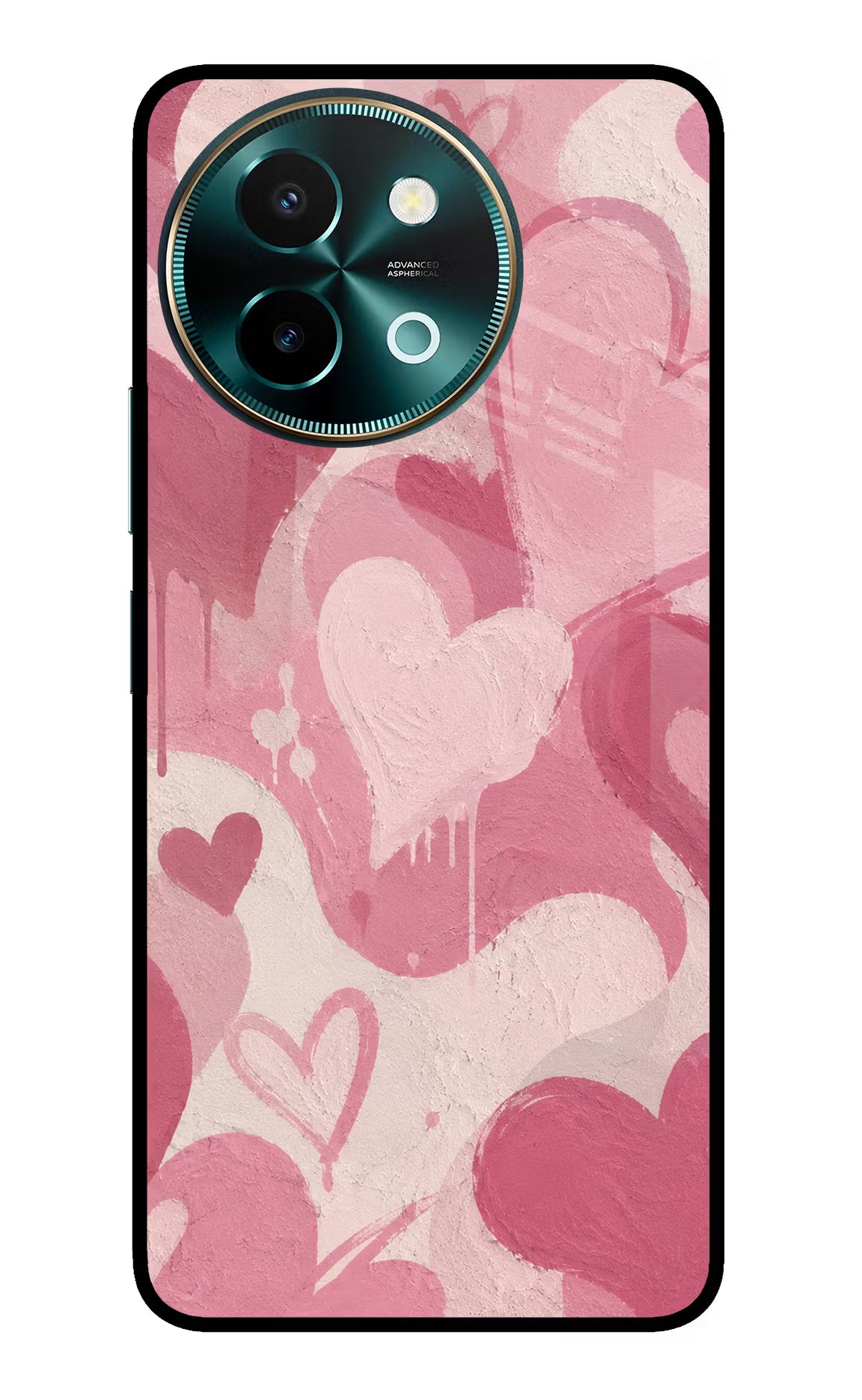 Hearty case Vivo Y58 5G Glass Case