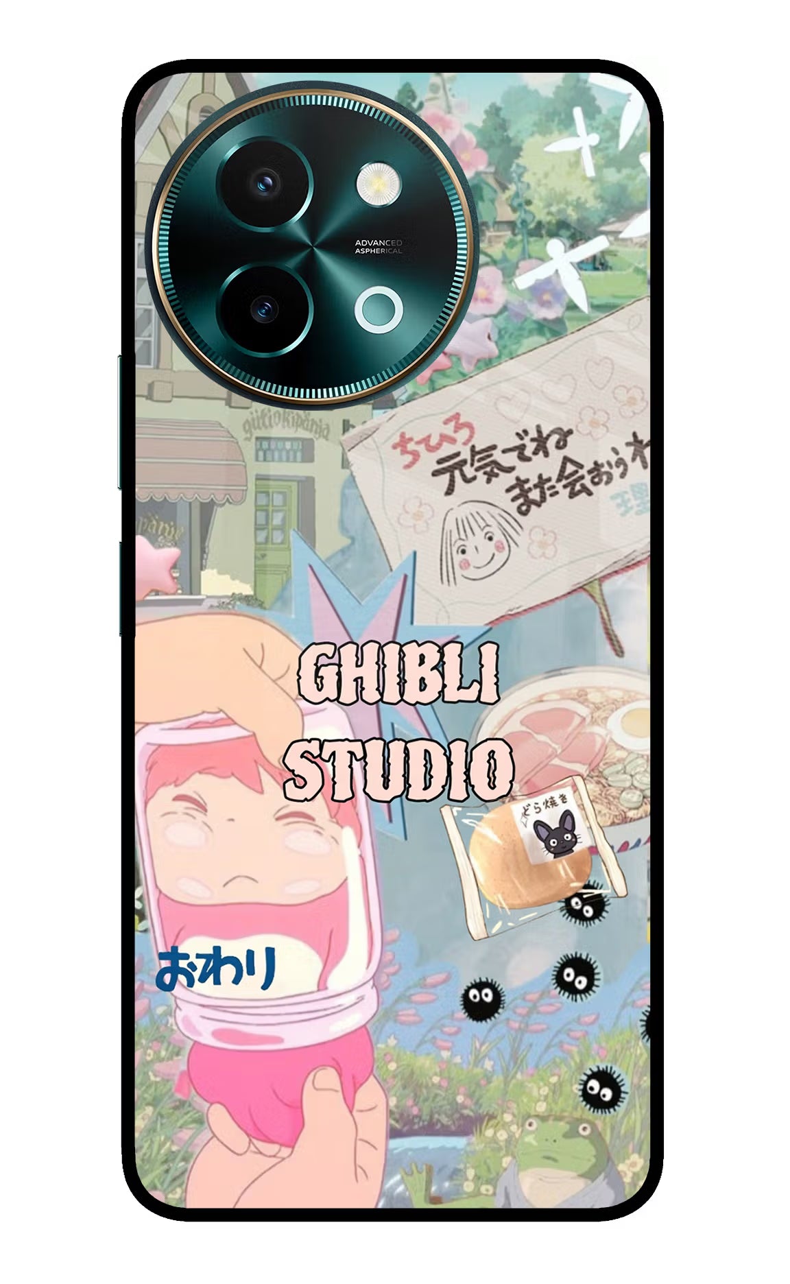 Studio Ghibli Vivo Y58 5G Glass Case