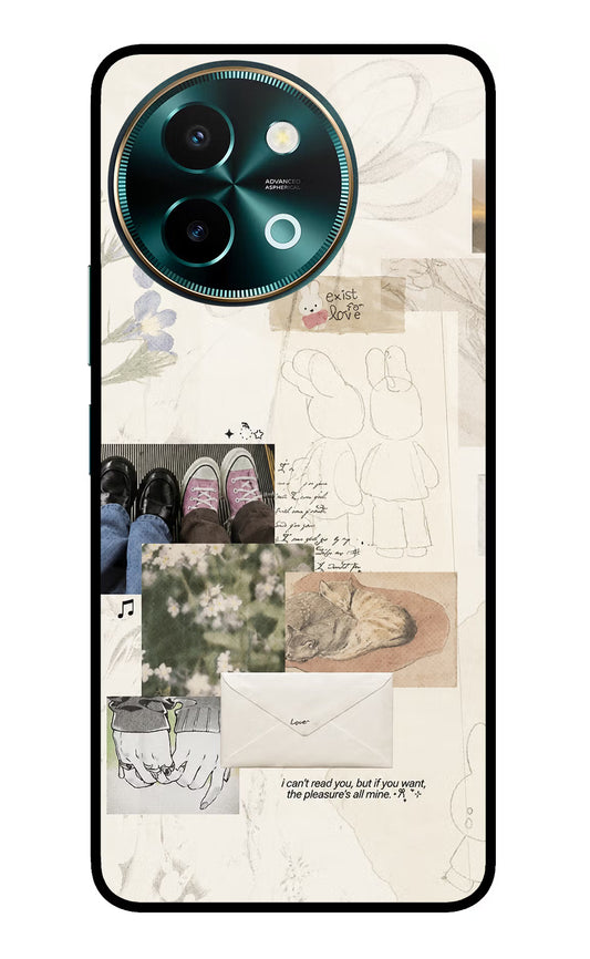 Soft Aesthetic Vivo Y58 5G Glass Case