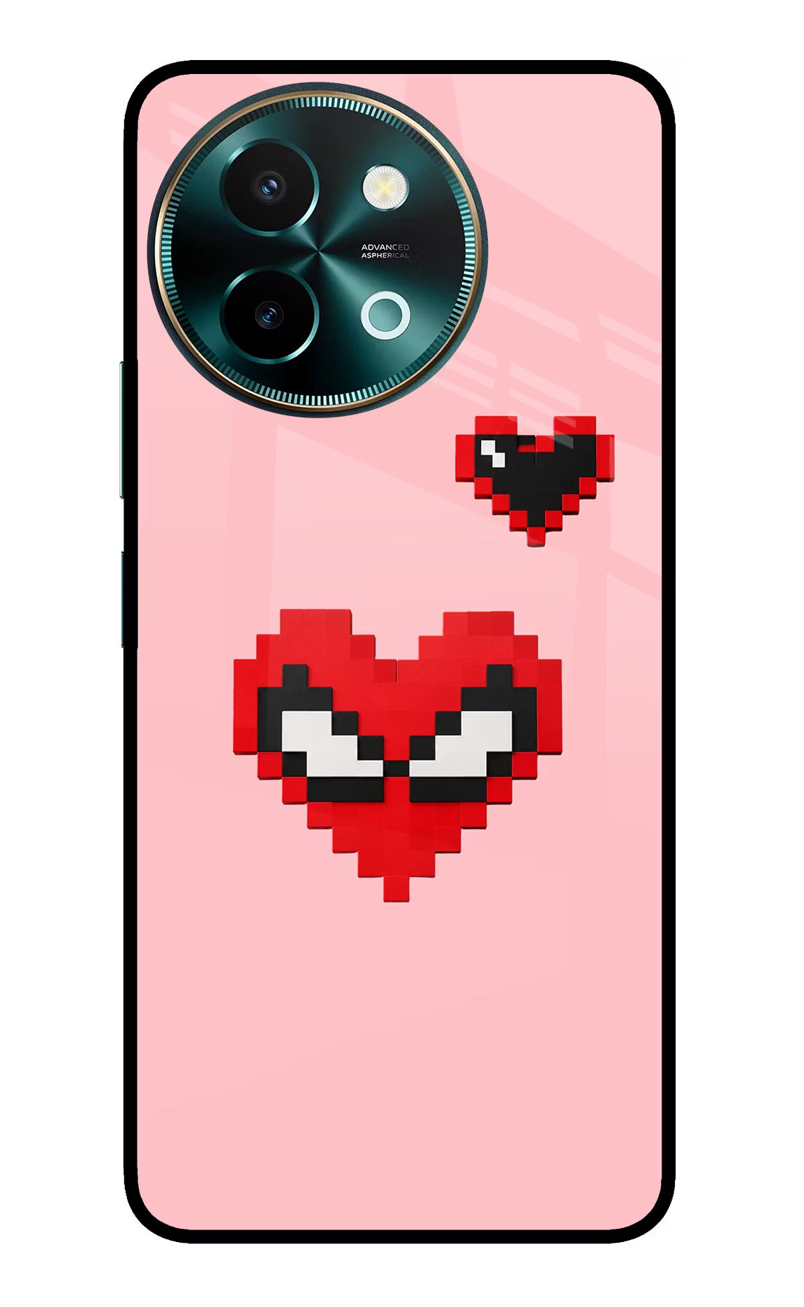 Gwen Heart Vivo Y58 5G Glass Case