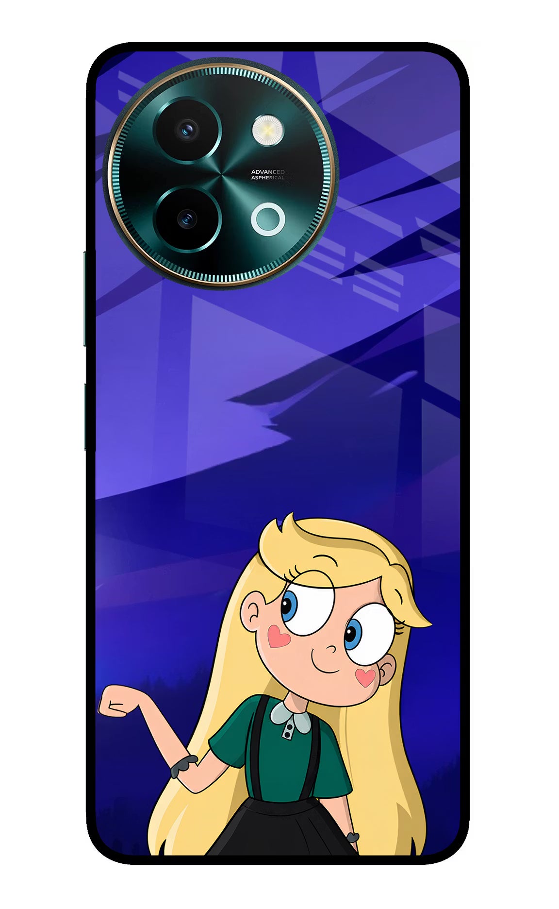 Star Glow Vivo Y58 5G Glass Case