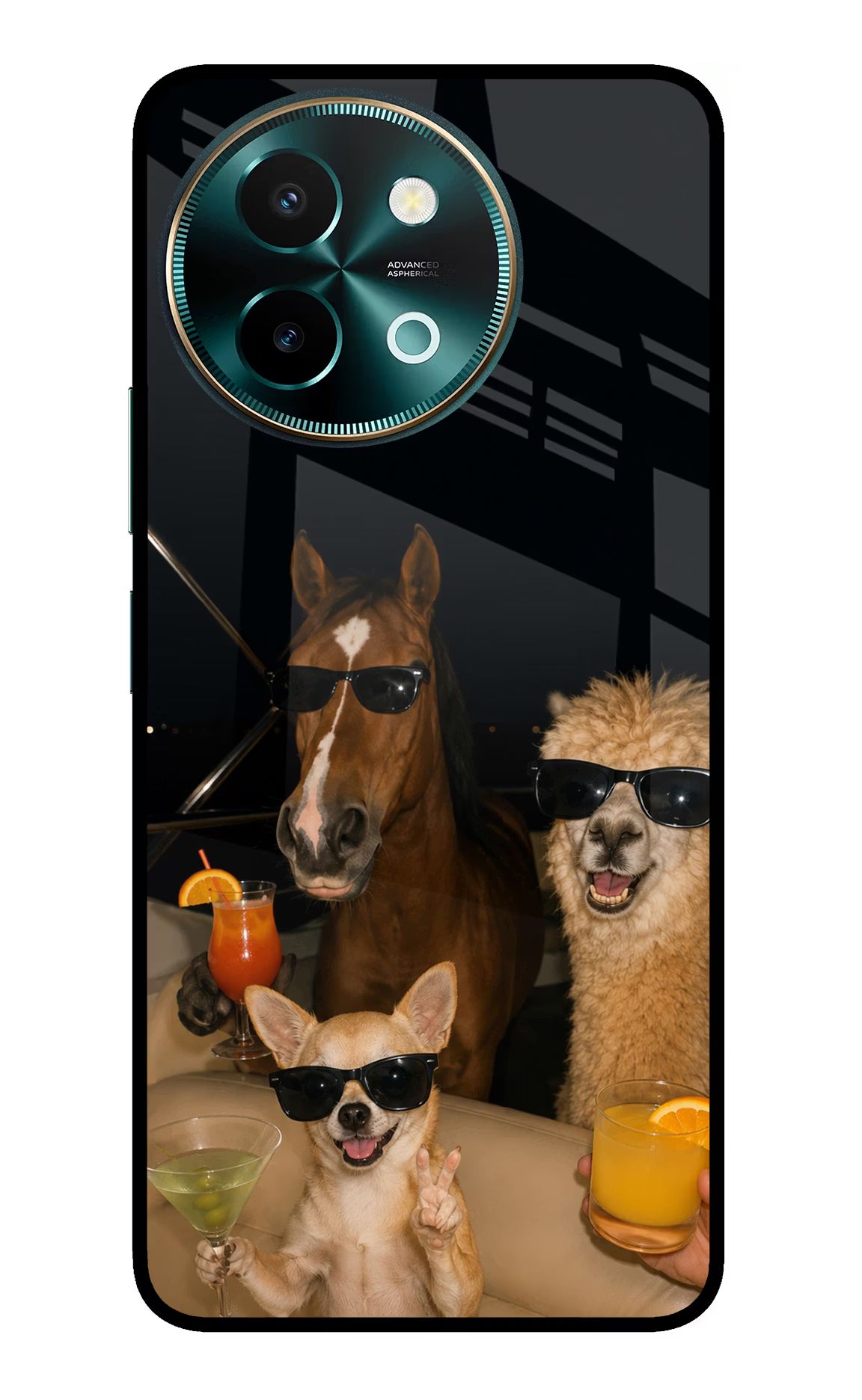 Party Squad Vivo Y58 5G Glass Case