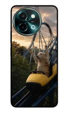 Rollercoaster Dog Vivo Y58 5G Glass Case