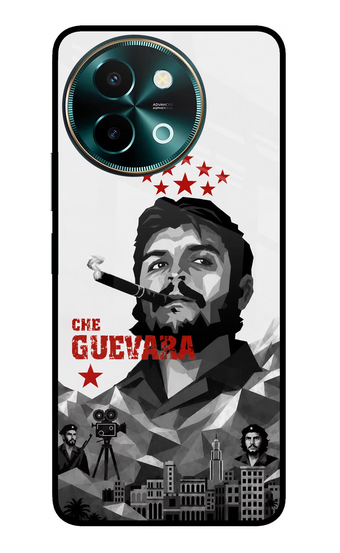 Che Guevara Iconic Vivo Y58 5G Glass Case