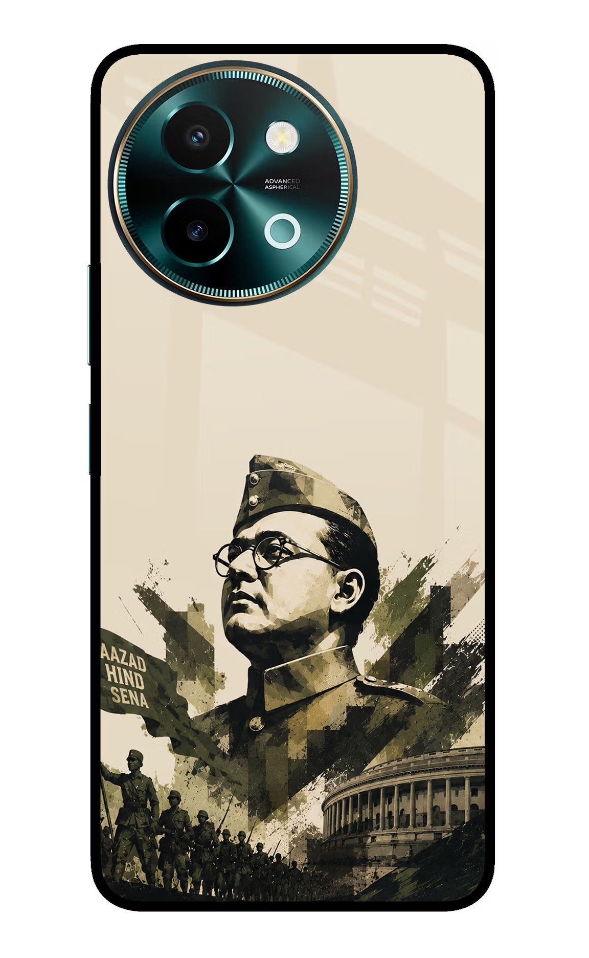 Netaji Rising Vivo Y58 5G Glass Case