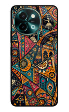 Folk Print Vivo Y58 5G Glass Case