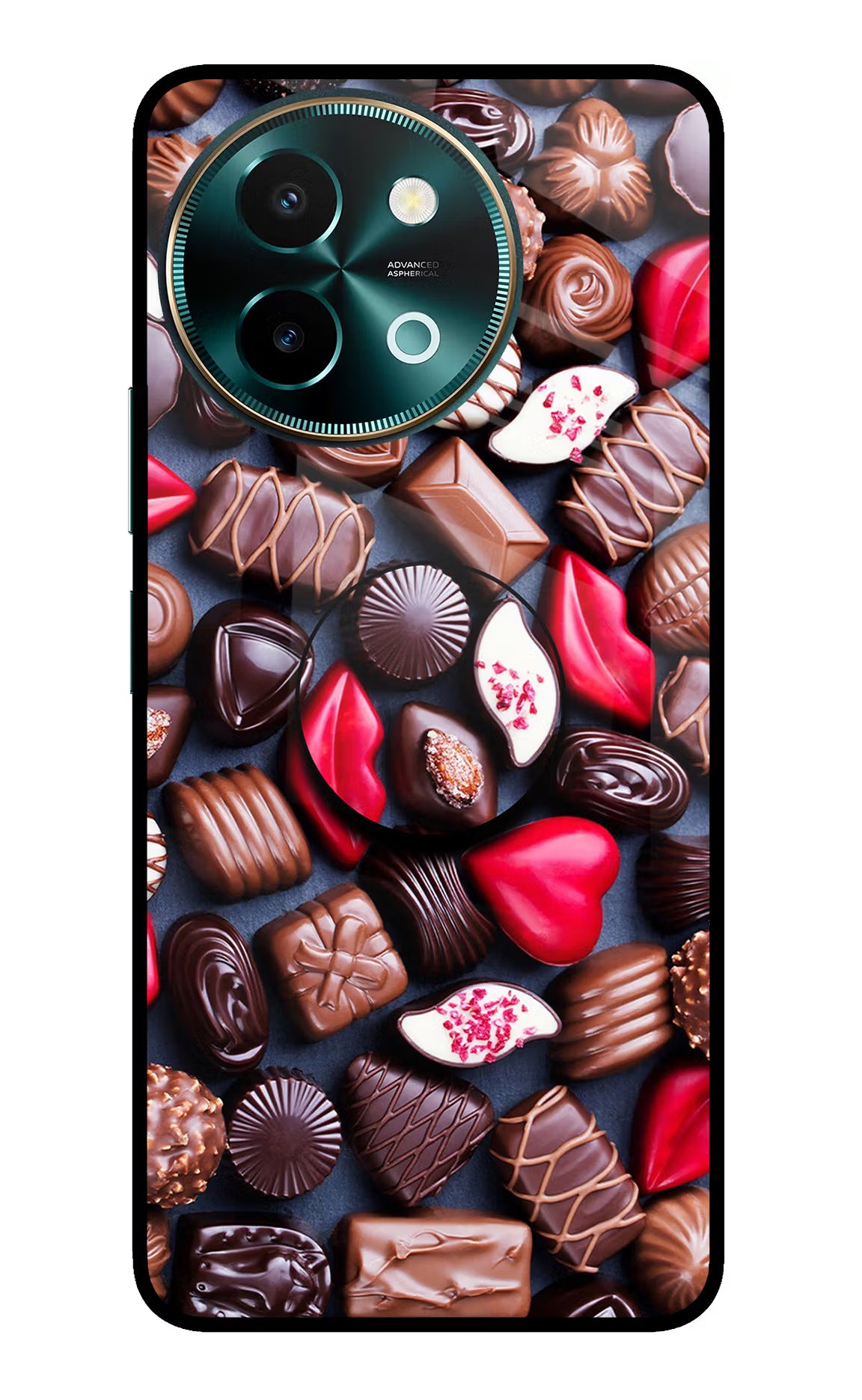 Chocolates Vivo Y58 5G Pop Case by Casekaro