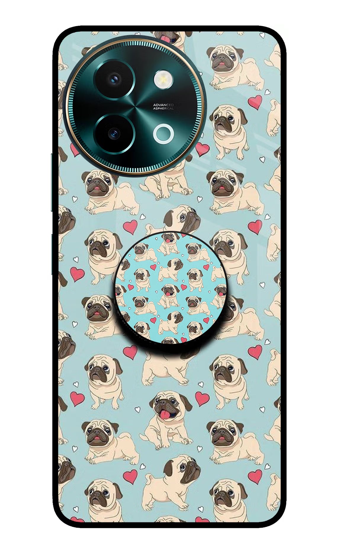 Pug Dog Vivo Y58 5G Pop Case by Casekaro