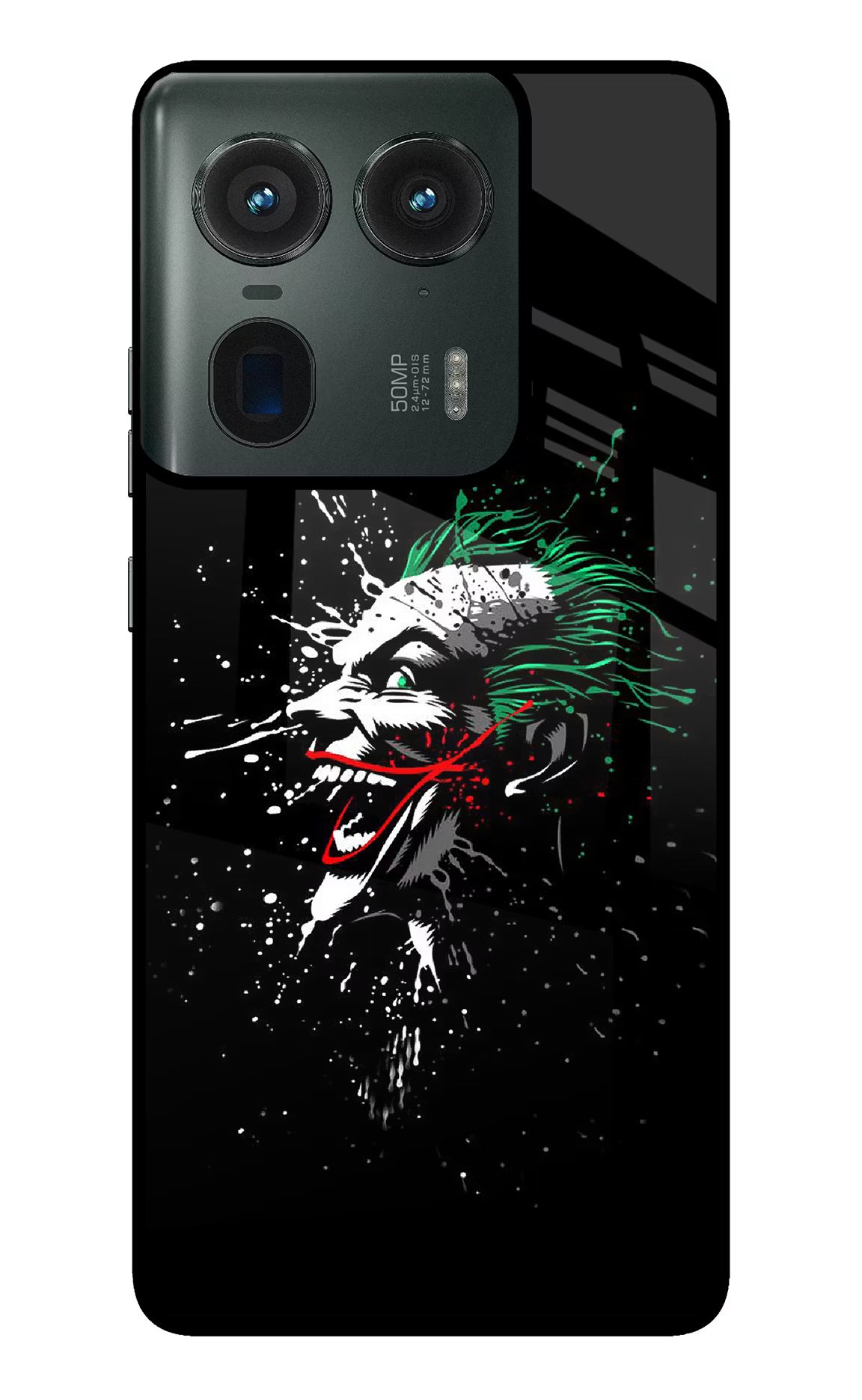 Joker Moto Edge 50 Ultra 5G Glass Case Back Cover by Casekaro