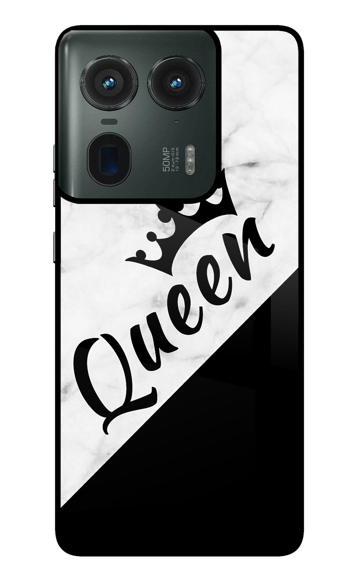 Queen Moto Edge 50 Ultra 5G Glass Case