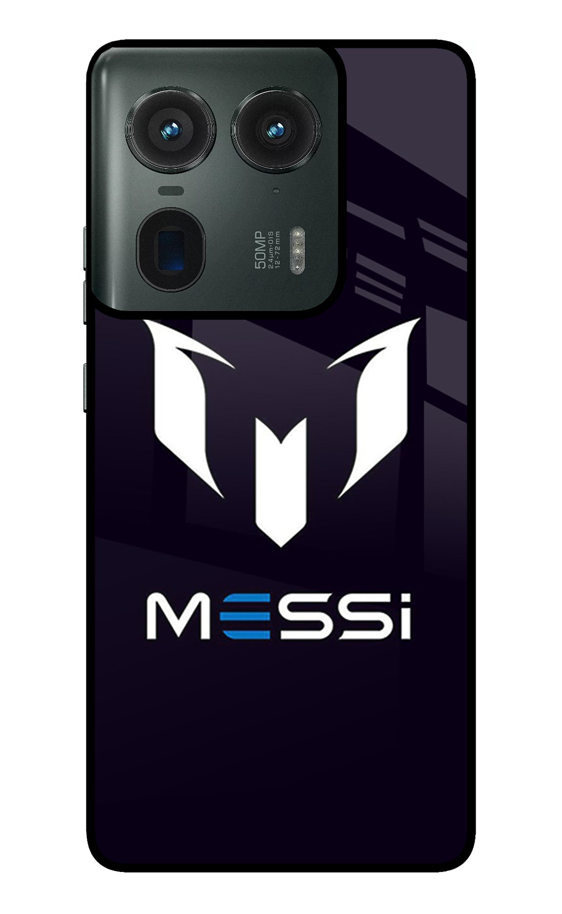 Messi Logo Moto Edge 50 Ultra 5G Glass Case