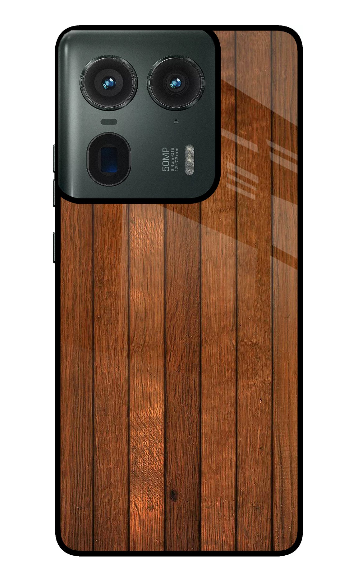 Wooden Artwork Bands Moto Edge 50 Ultra 5G Back Cover