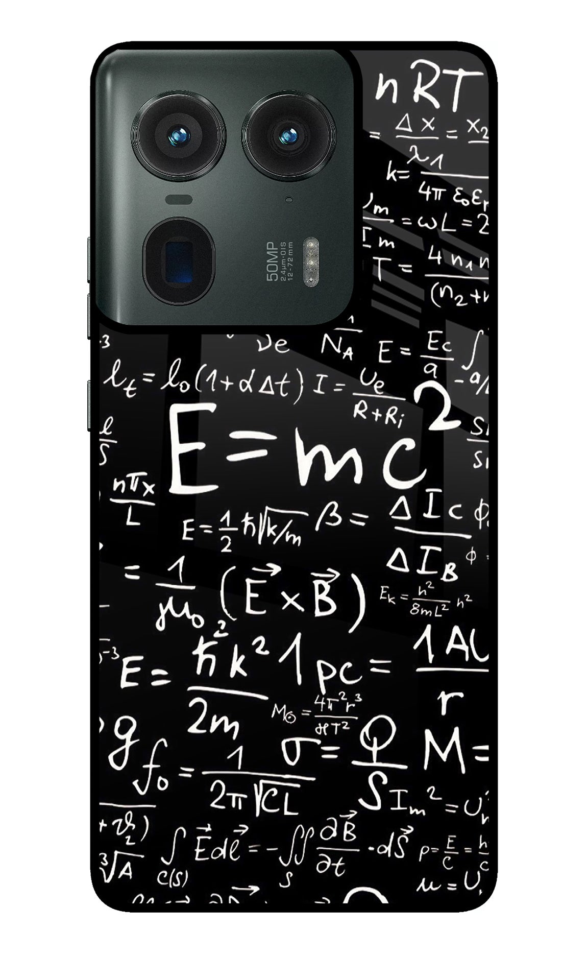 Physics Formula Moto Edge 50 Ultra 5G Glass Case