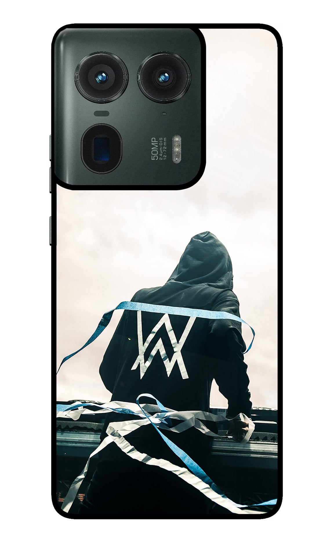 Alan Walker Moto Edge 50 Ultra 5G Glass Case