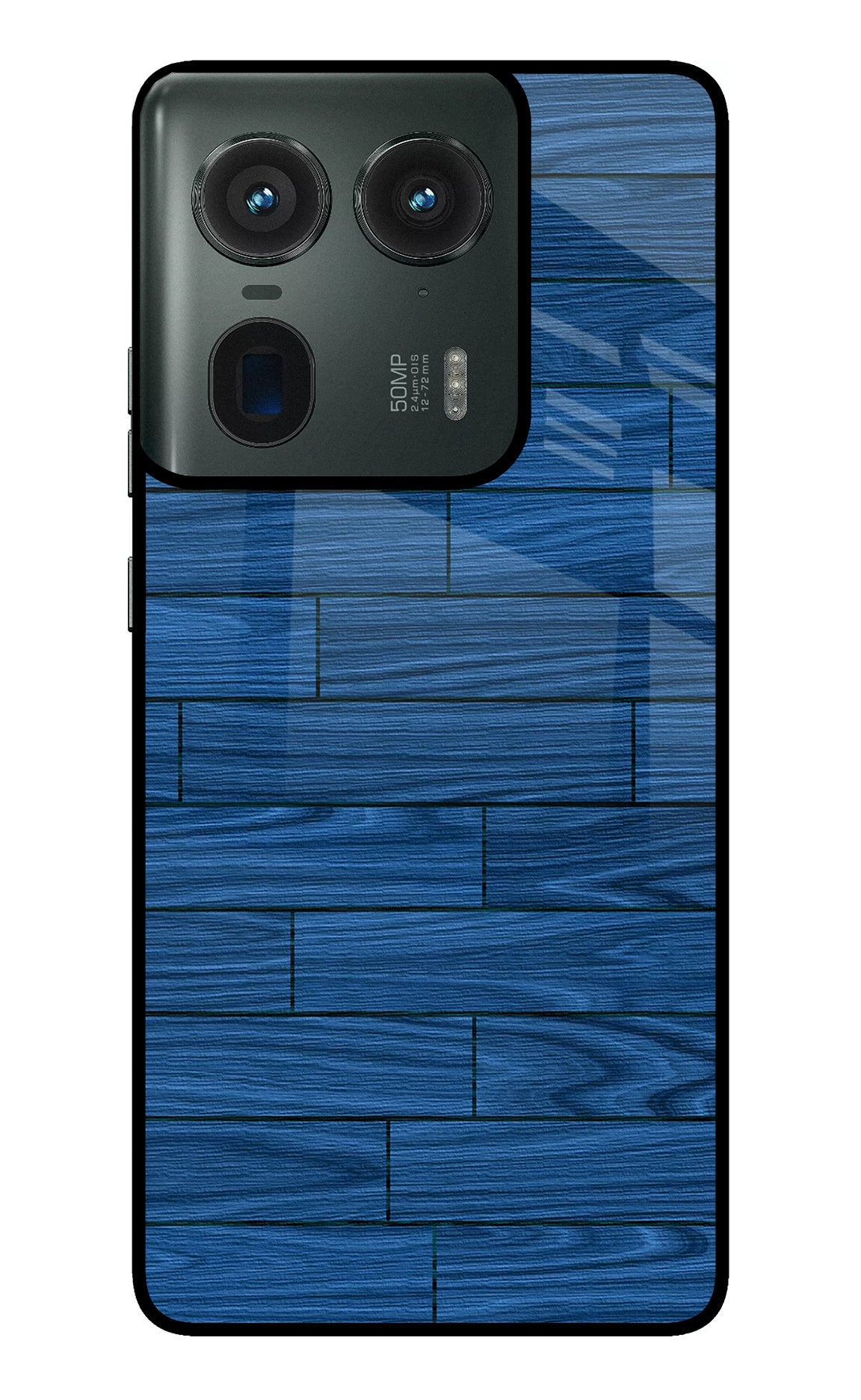 Wooden Texture Moto Edge 50 Ultra 5G Glass Case