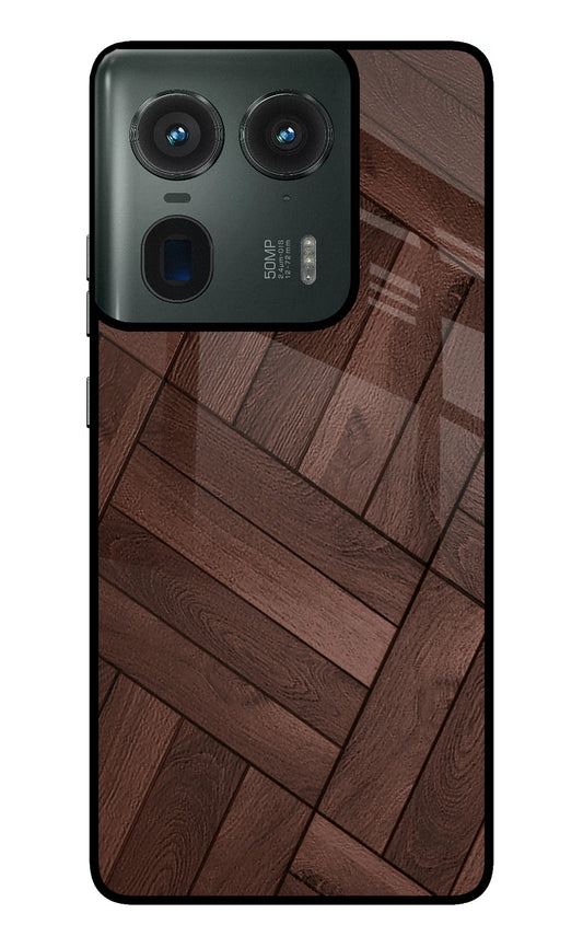 Wooden Texture Design Moto Edge 50 Ultra 5G Glass Case