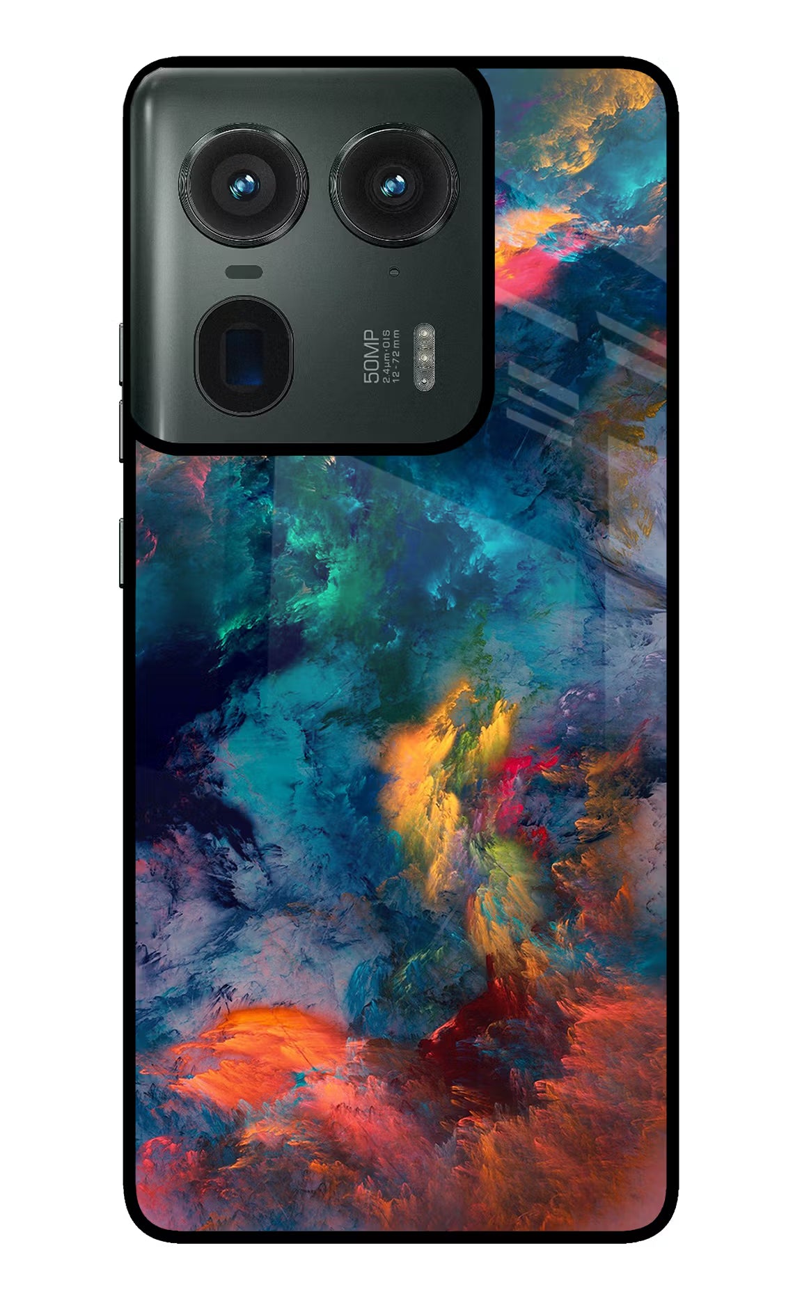 Artwork Paint Moto Edge 50 Ultra 5G Glass Case Back Cover by Casekaro