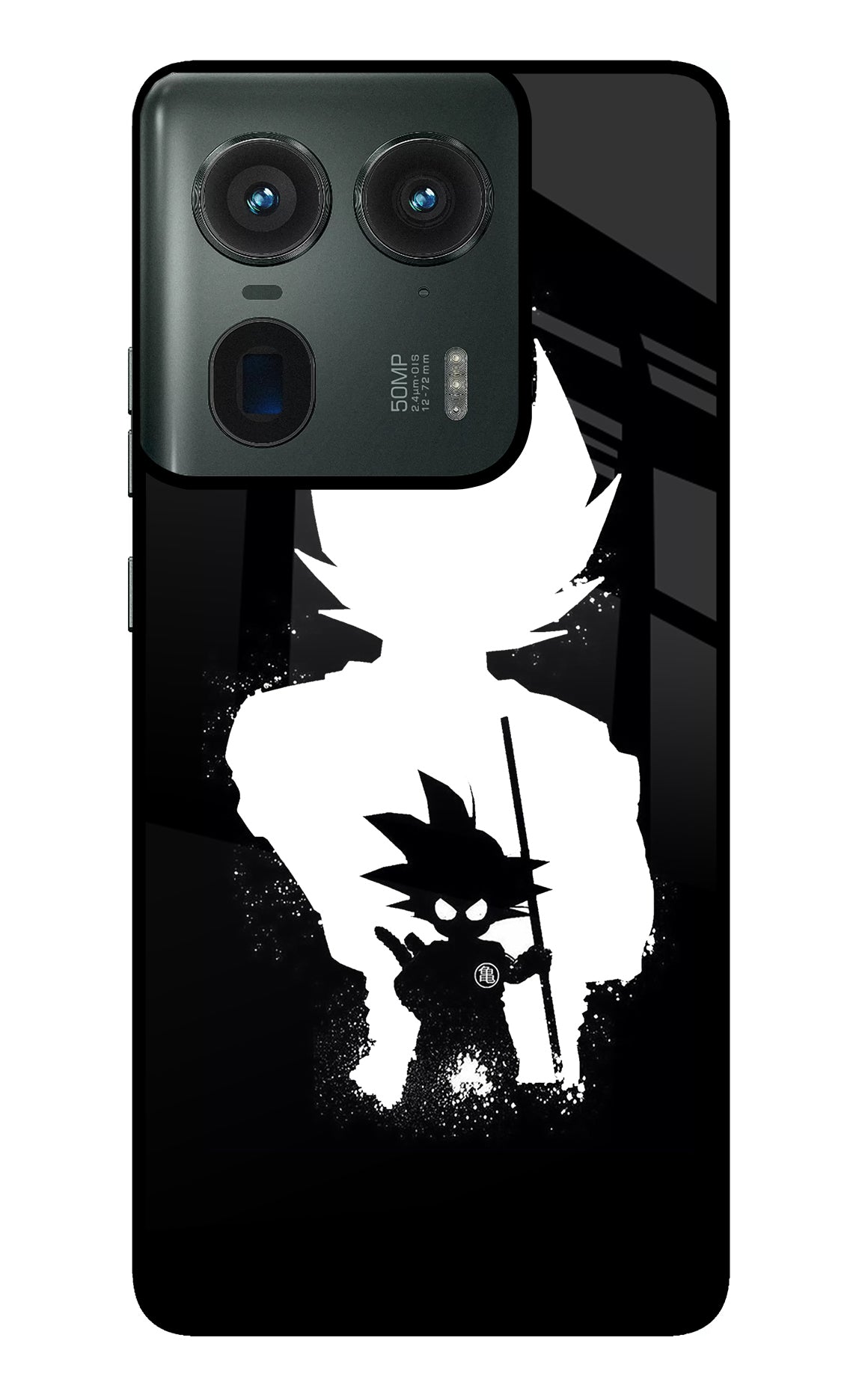 Goku Shadow Moto Edge 50 Ultra 5G Glass Case