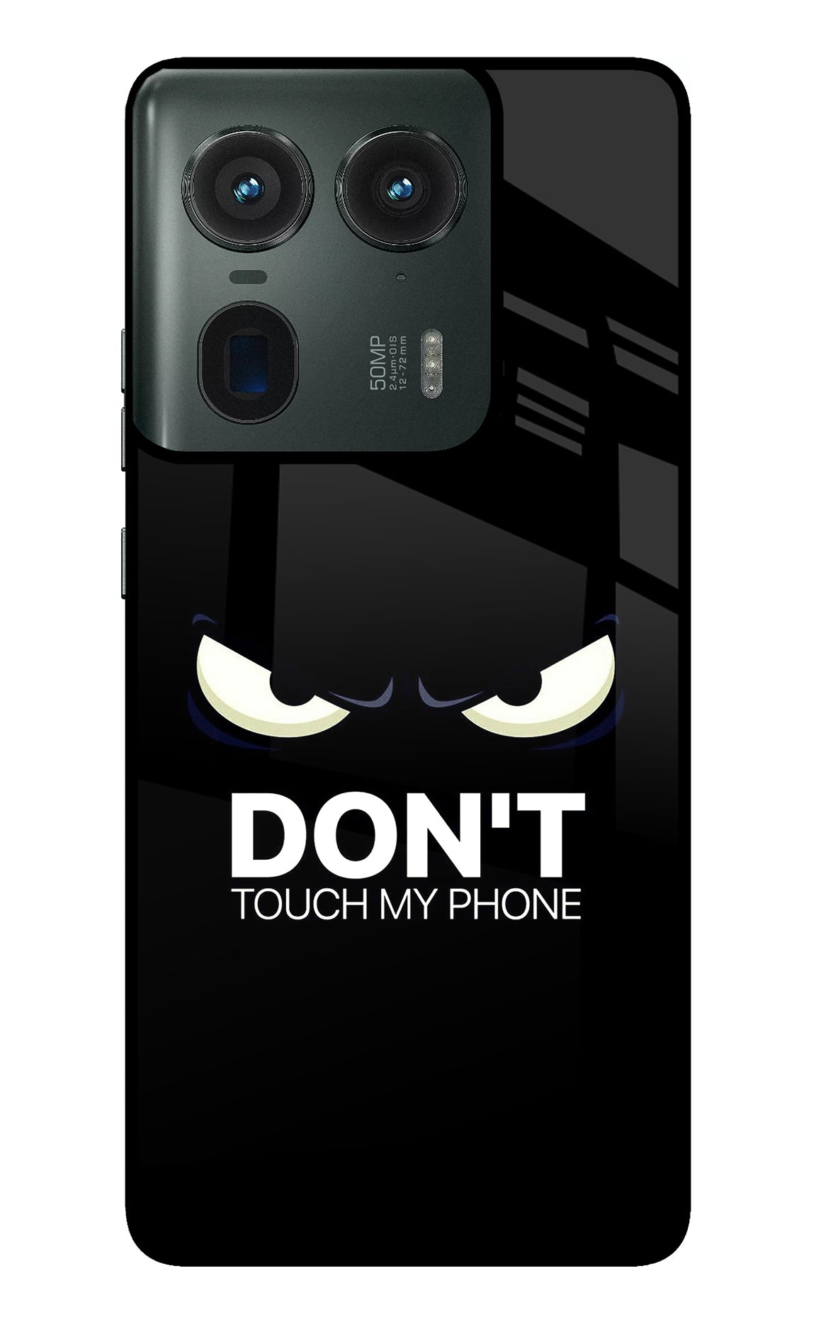 Don'T Touch My Phone Moto Edge 50 Ultra 5G Glass Case