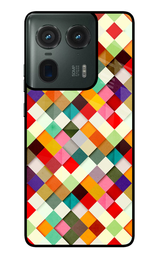 Geometric Abstract Colorful Moto Edge 50 Ultra 5G Glass Case