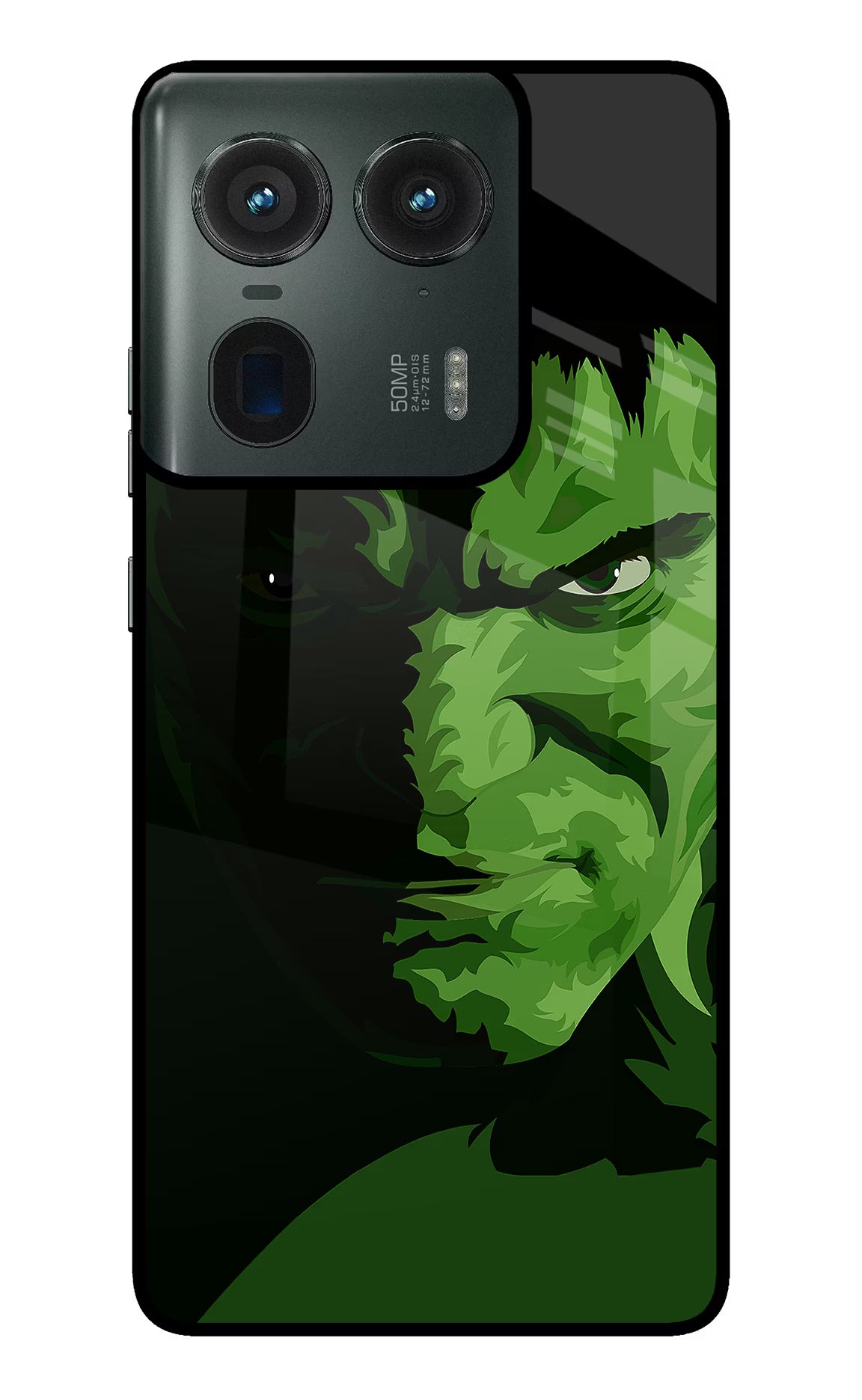 HULK Moto Edge 50 Ultra 5G Glass Case Back Cover by Casekaro