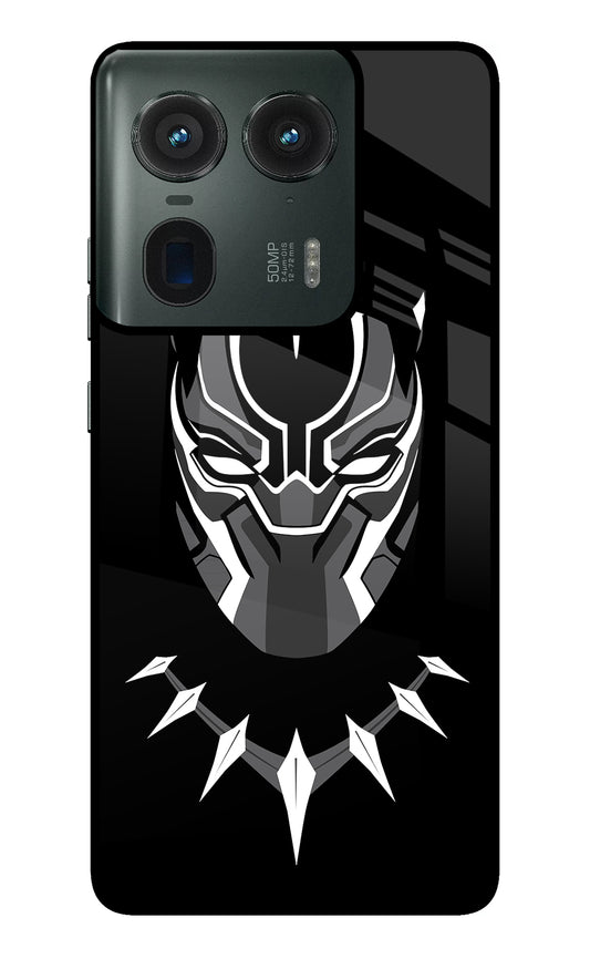 Black Panther Moto Edge 50 Ultra 5G Glass Case