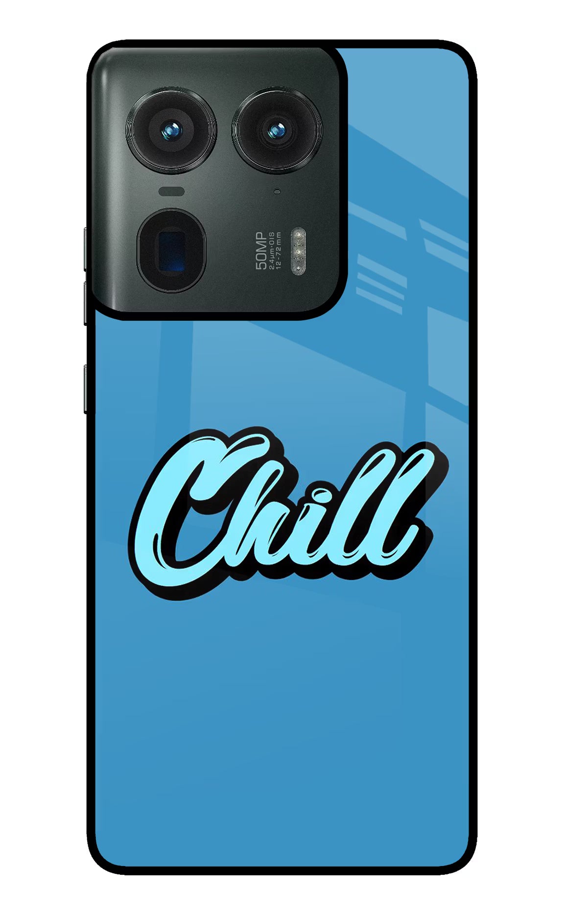 Chill Moto Edge 50 Ultra 5G Glass Case Back Cover by Casekaro