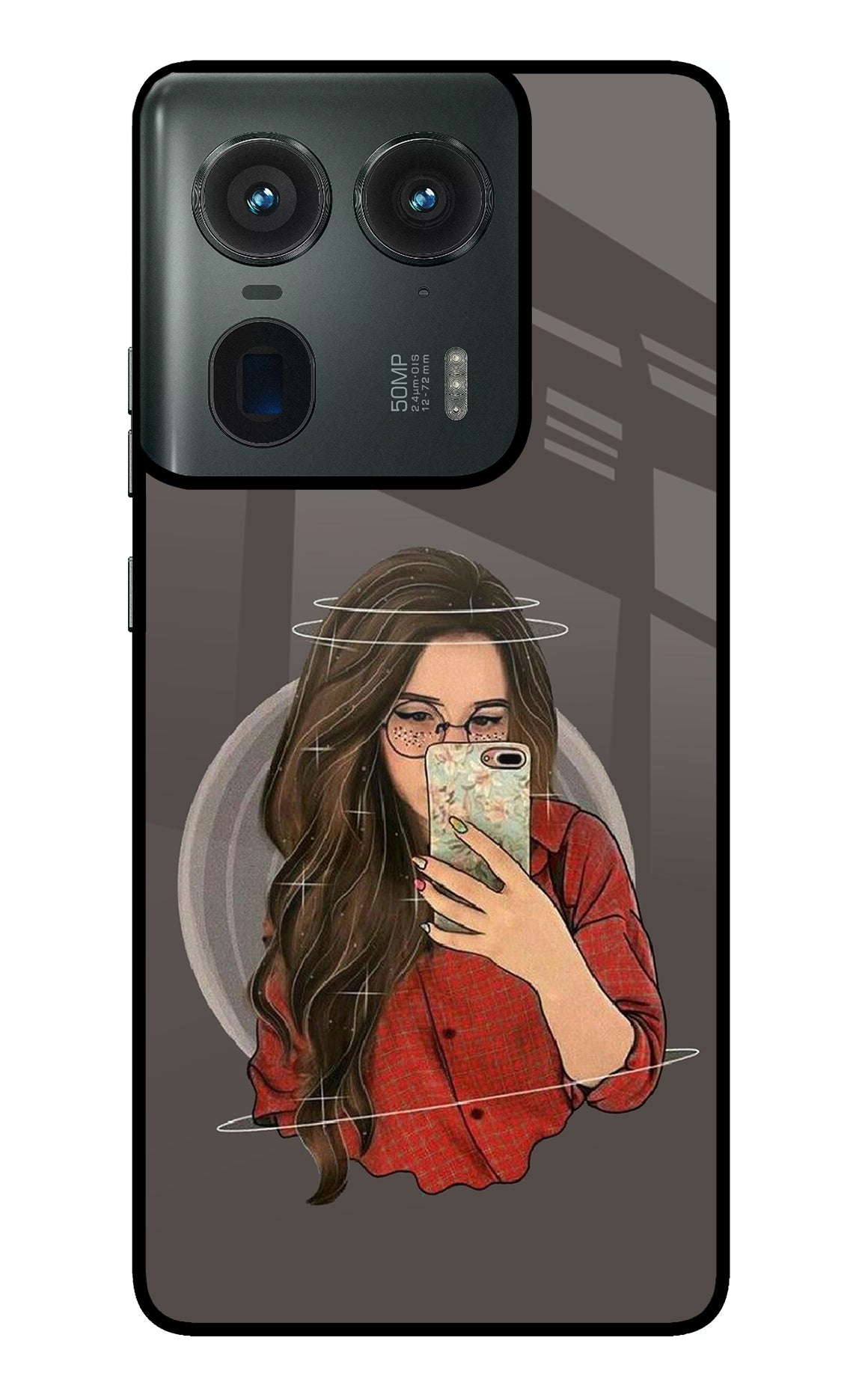 Selfie Queen Moto Edge 50 Ultra 5G Glass Case