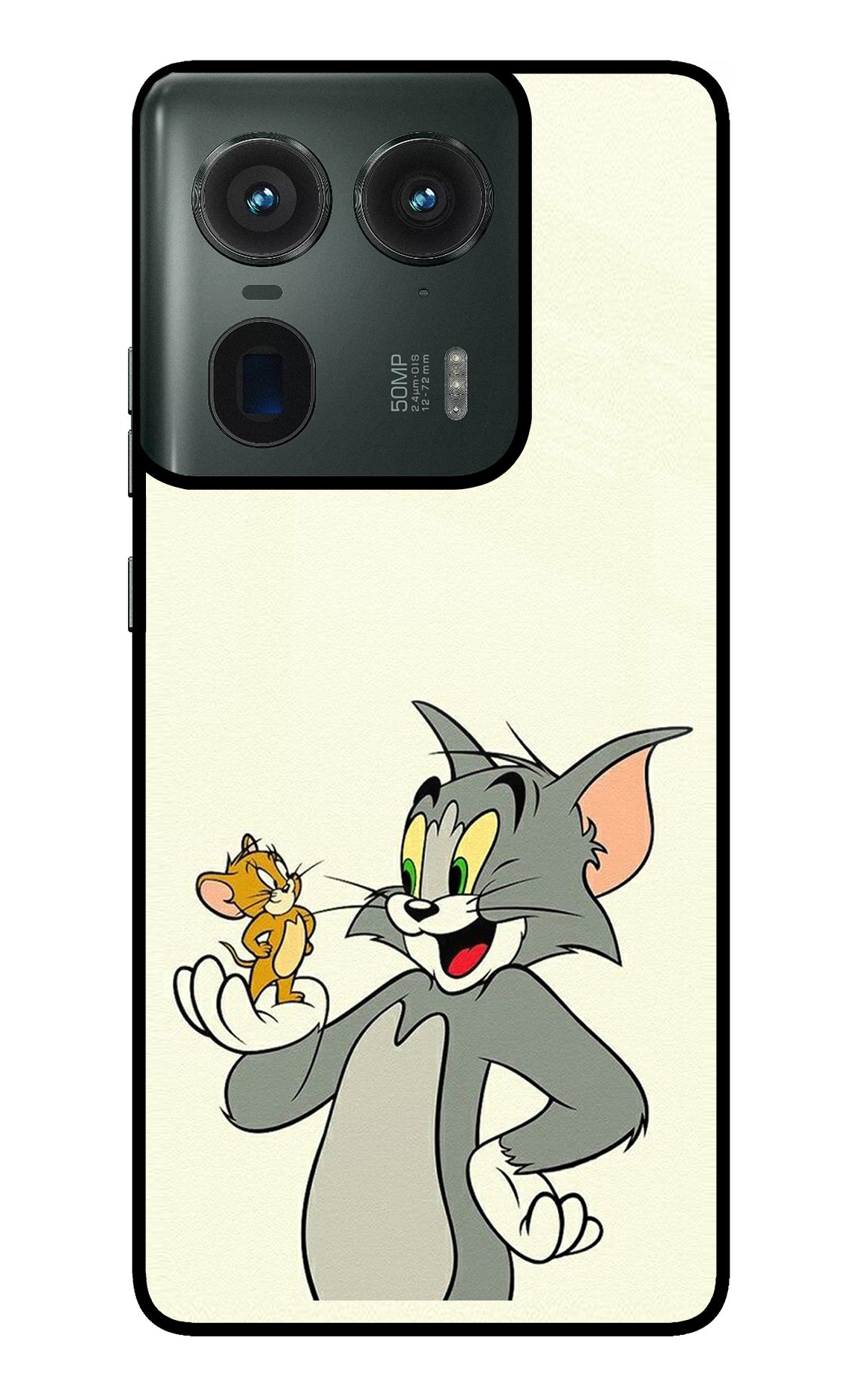 Tom & Jerry Moto Edge 50 Ultra 5G Glass Case