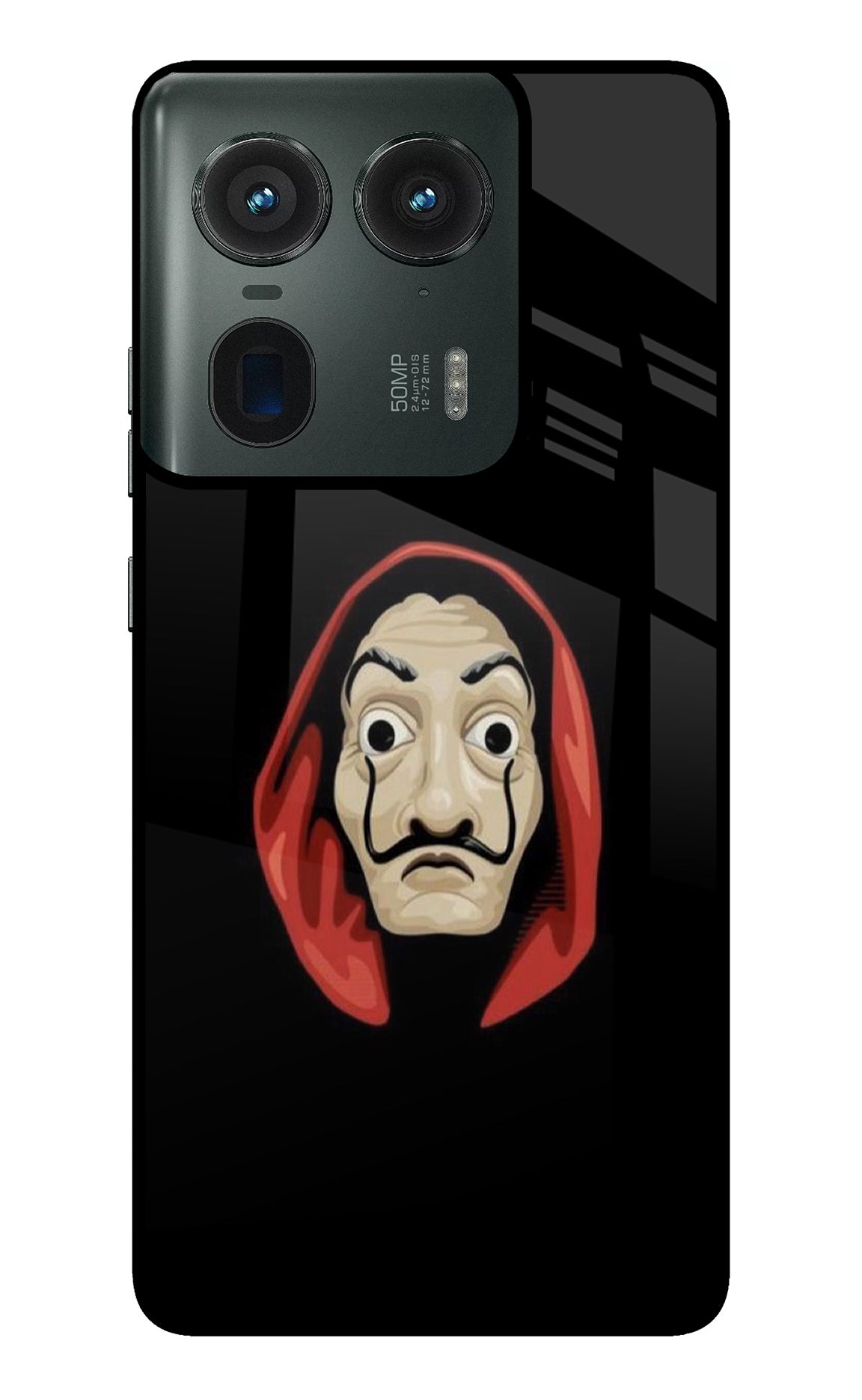 Money Heist Moto Edge 50 Ultra 5G Glass Case