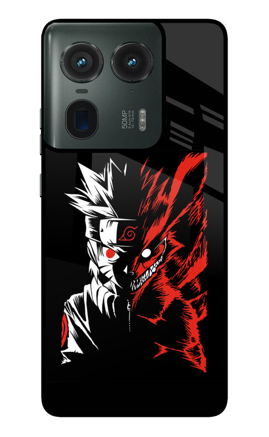 Naruto Two Face Moto Edge 50 Ultra 5G Glass Case