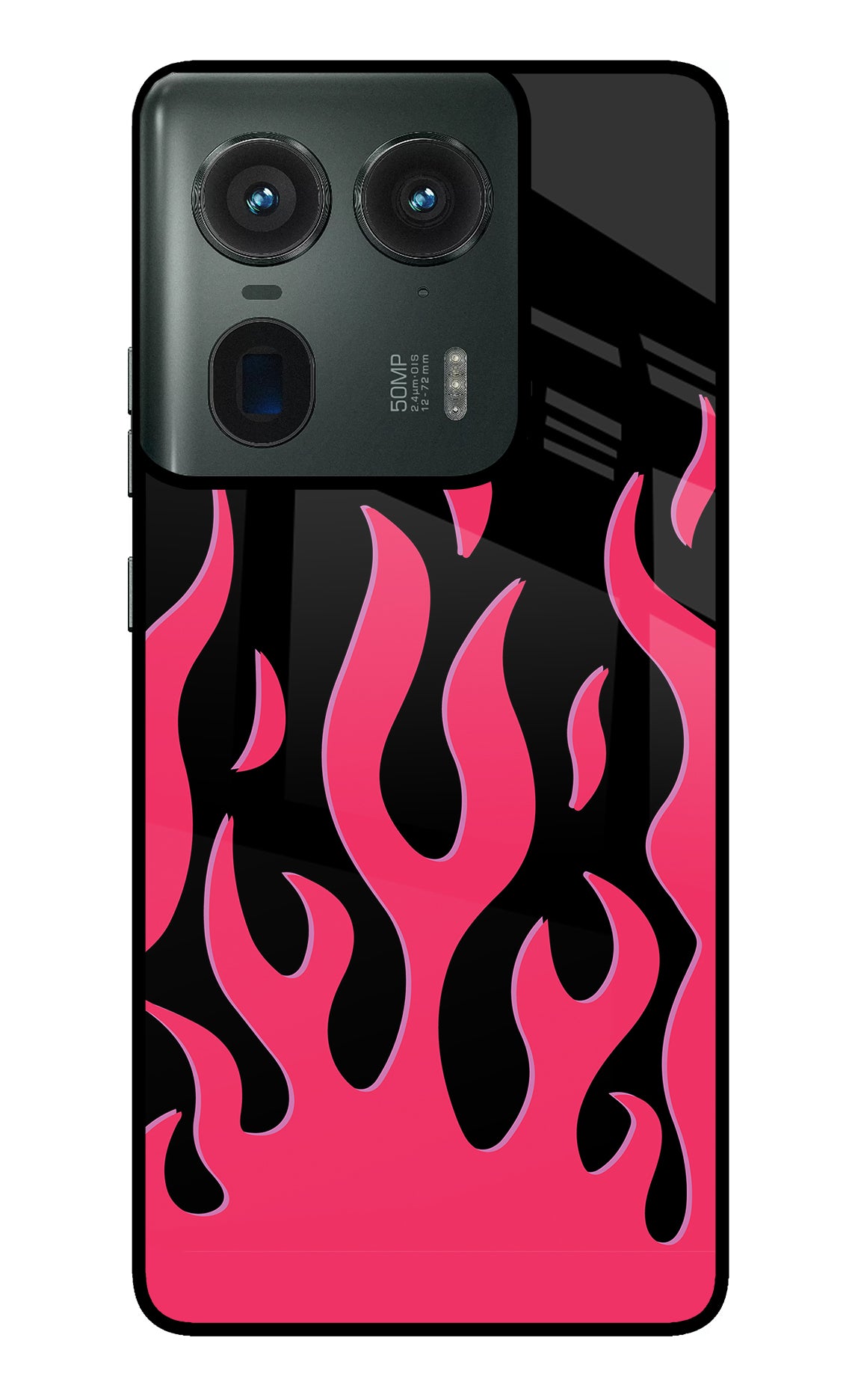 Fire Flames Moto Edge 50 Ultra 5G Back Cover