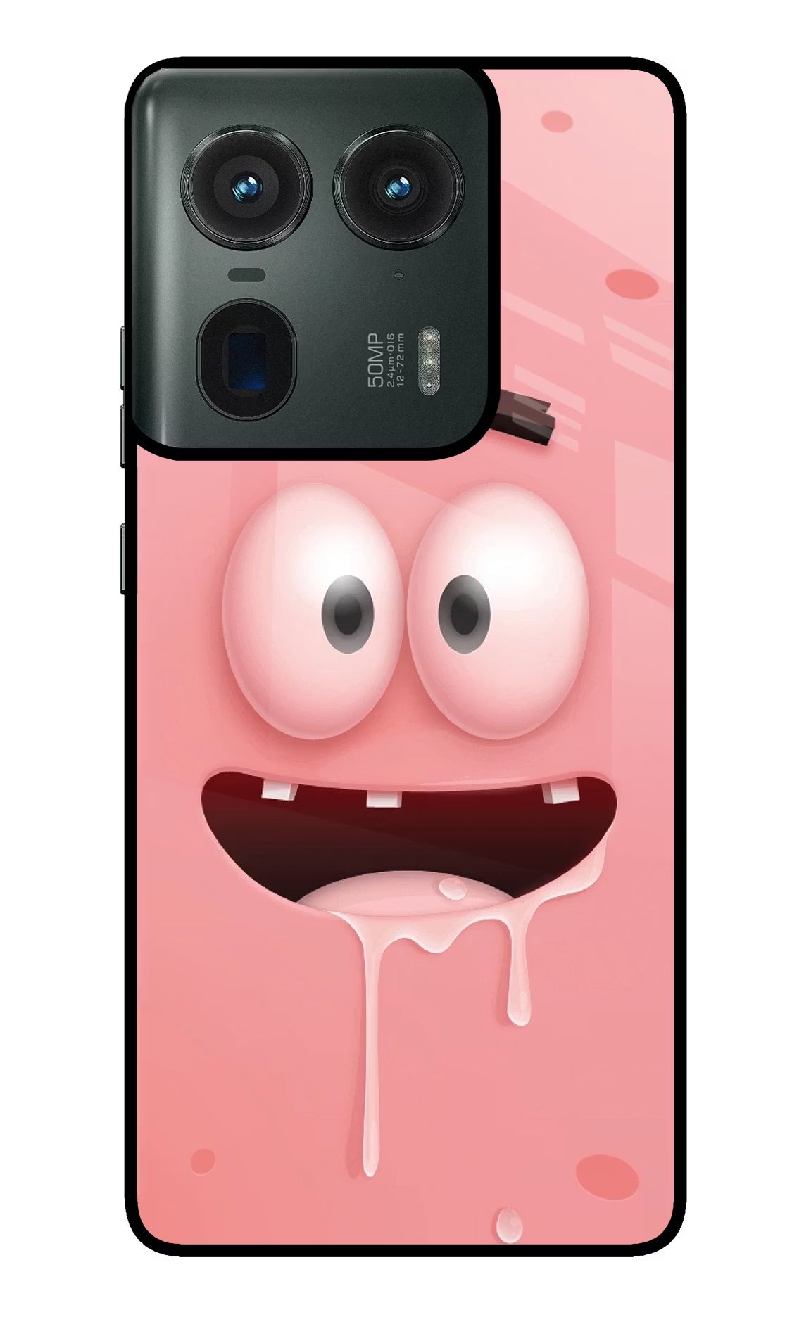 Sponge 2 Moto Edge 50 Ultra 5G Glass Case Back Cover by Casekaro