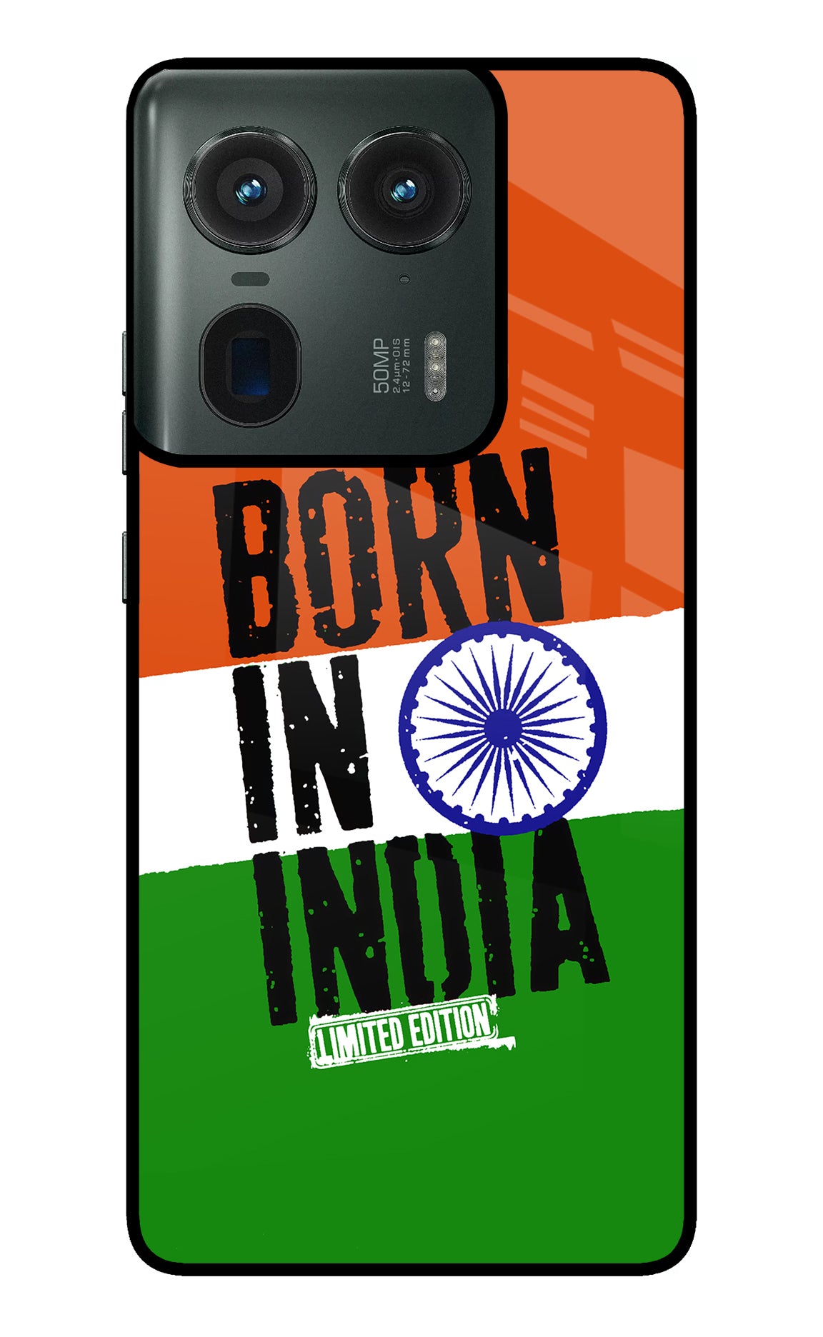 Born in India Moto Edge 50 Ultra 5G Glass Case