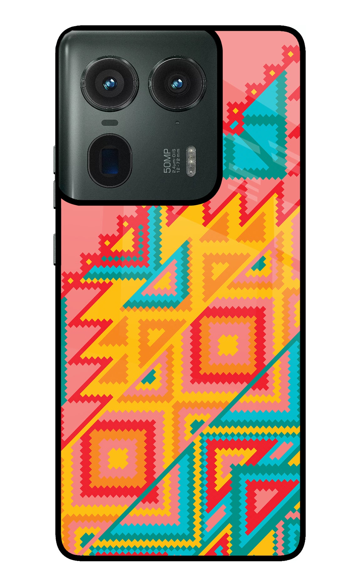 Aztec Tribal Moto Edge 50 Ultra 5G Glass Case