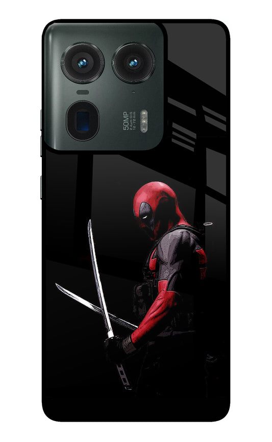 Deadpool Moto Edge 50 Ultra 5G Glass Case