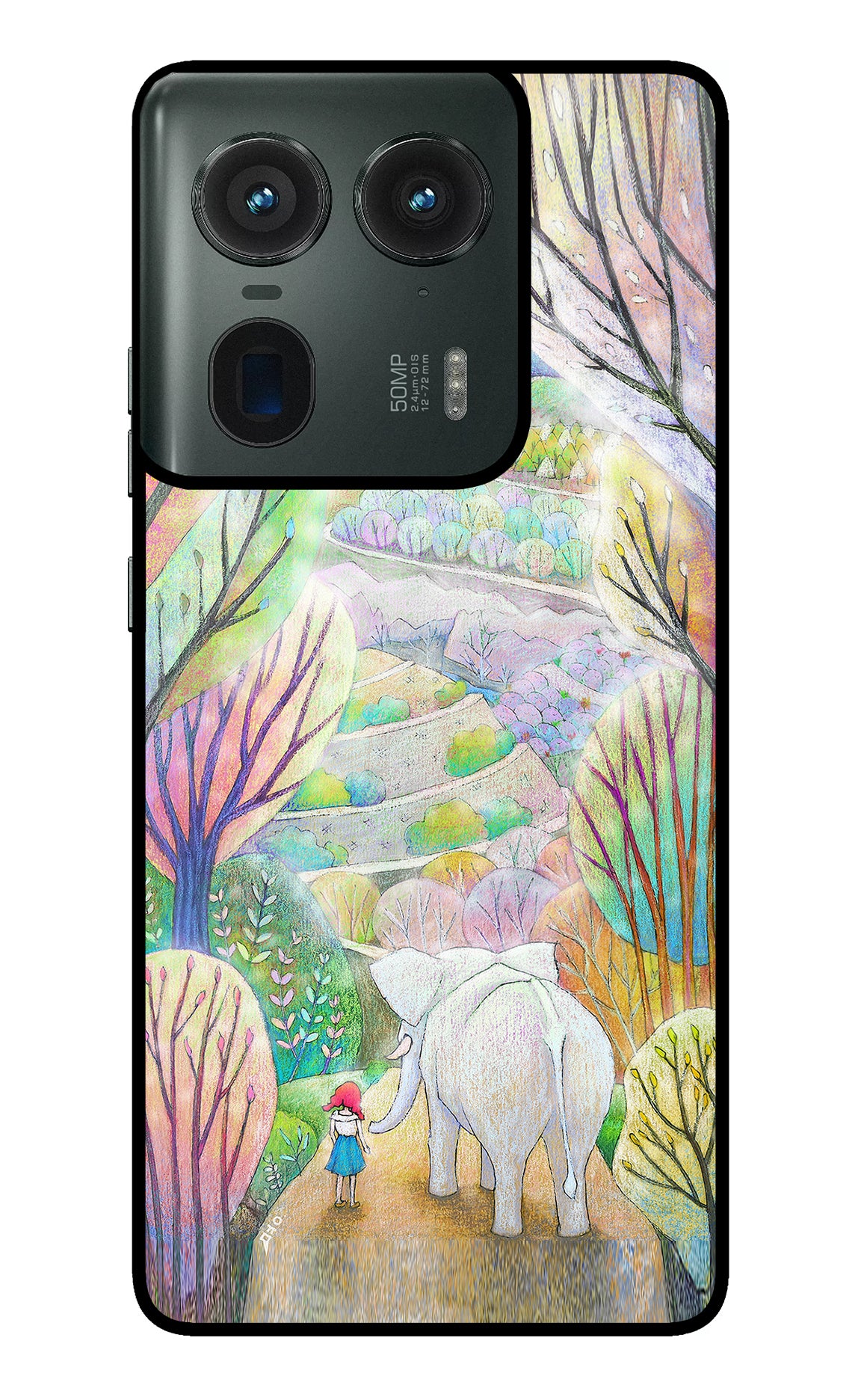 Nature Painting Moto Edge 50 Ultra 5G Glass Case